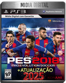 Pro Evolution Soccer 2018 + Patch de Atualização 2025 Pes 18 Ps3 Mídia Digital