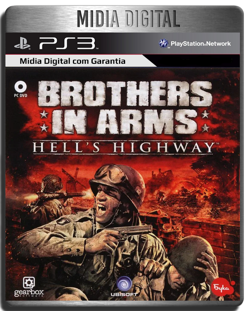 Brothers in Arms Hell's Highway - Ps3 Psn - Mídia Digital