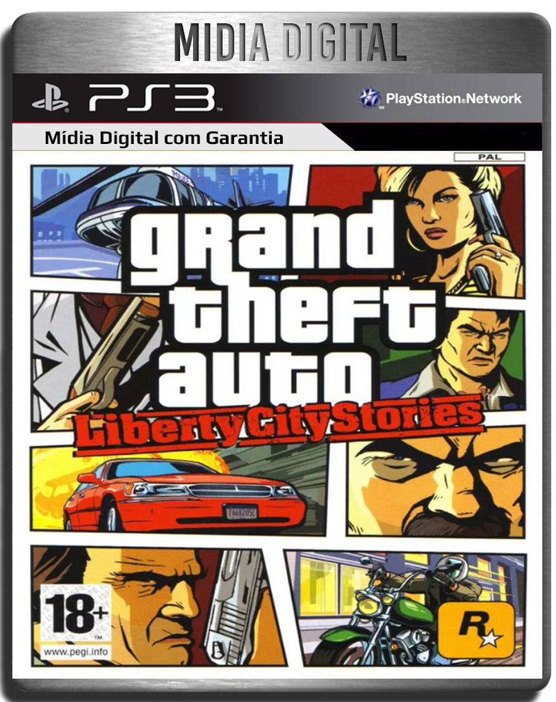 Grand Theft Auto GTA Liberty City Stories - Ps3 Psn - Mídia Digital