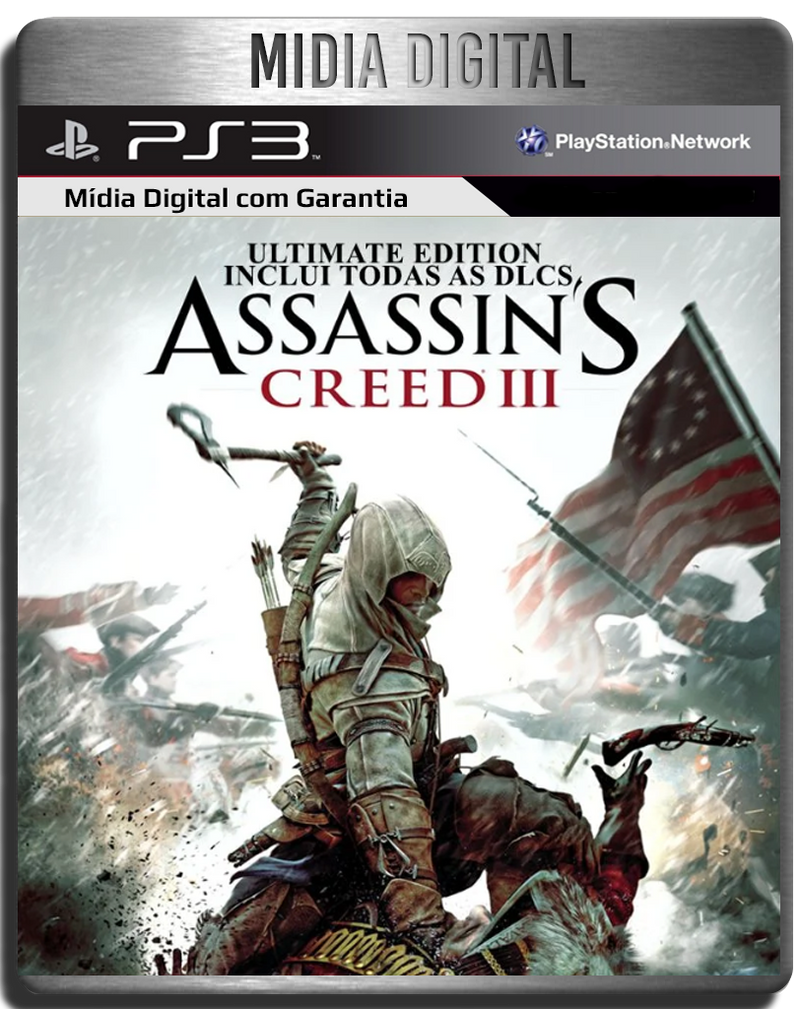Assassins Creed 3 Ultimate Edition - Ps3 Psn - Mídia Digital