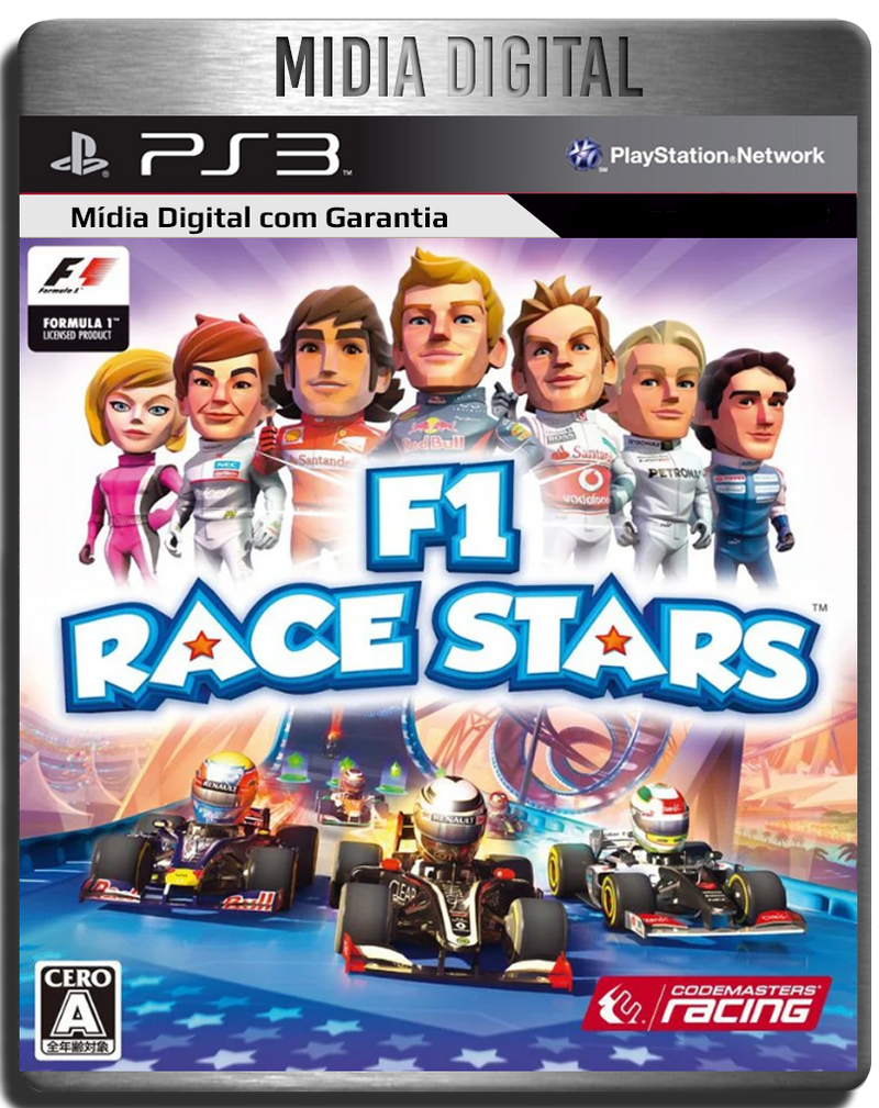 F1 Race Stars  PS3 Psn  Mídia Digital