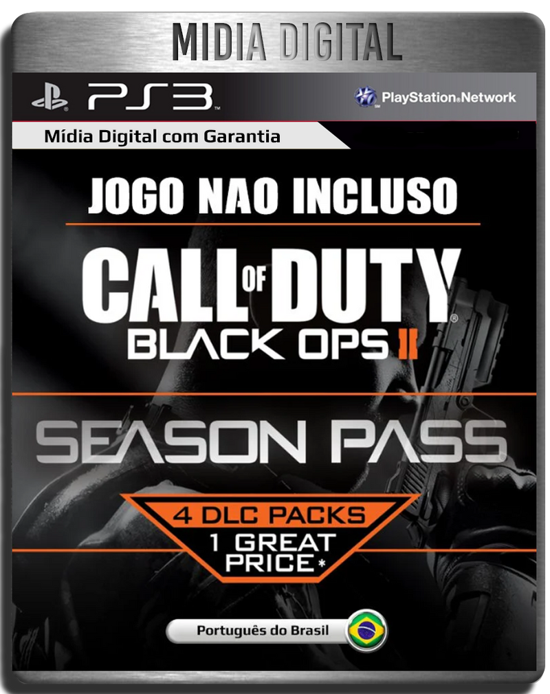 Season Pass Call of Duty Black Ops 2 Em Portugues - PS3 Psn - Mídia Digital ( Jo