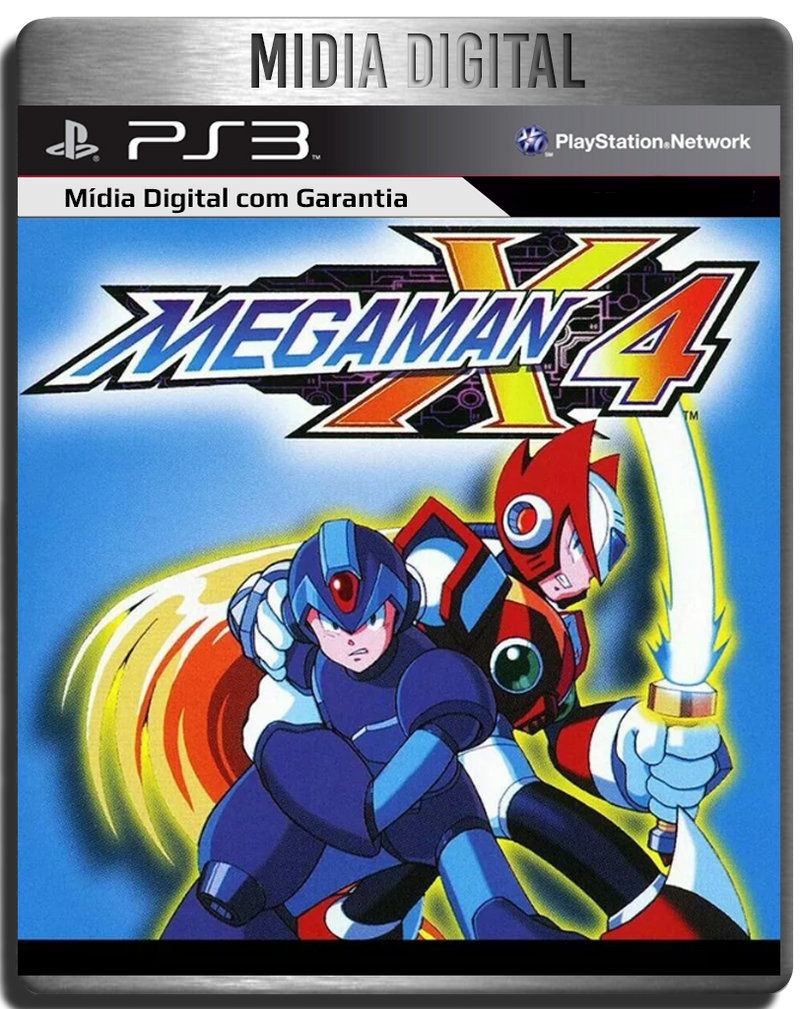 Mega Man X4 (PS1 Classic) PS3 Psn - Mídia Digital