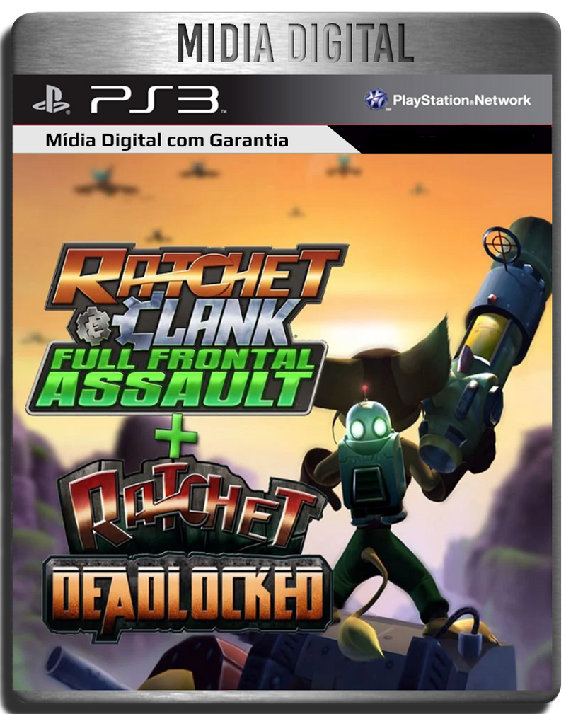 Ratchet And Clank Full Front Assault + Deadlocked PS3 Psn - Mídia Digital