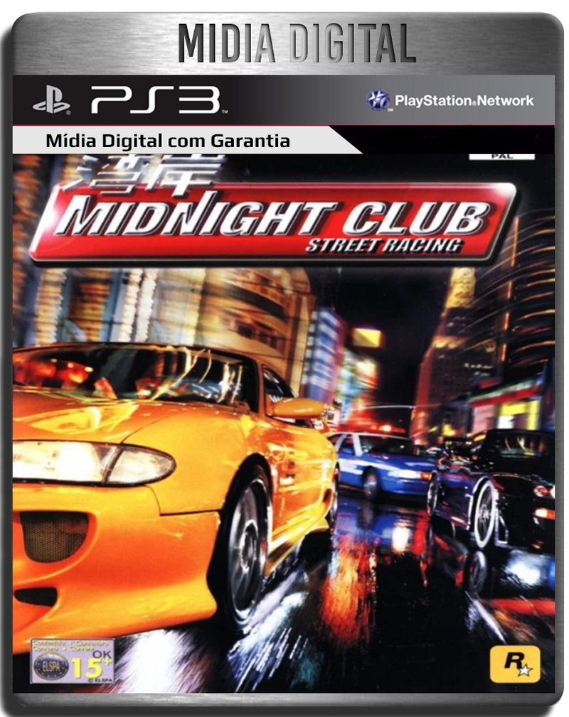Midnight Club Street Racing (Ps2 Classic) PS3 Psn - Mídia Digital