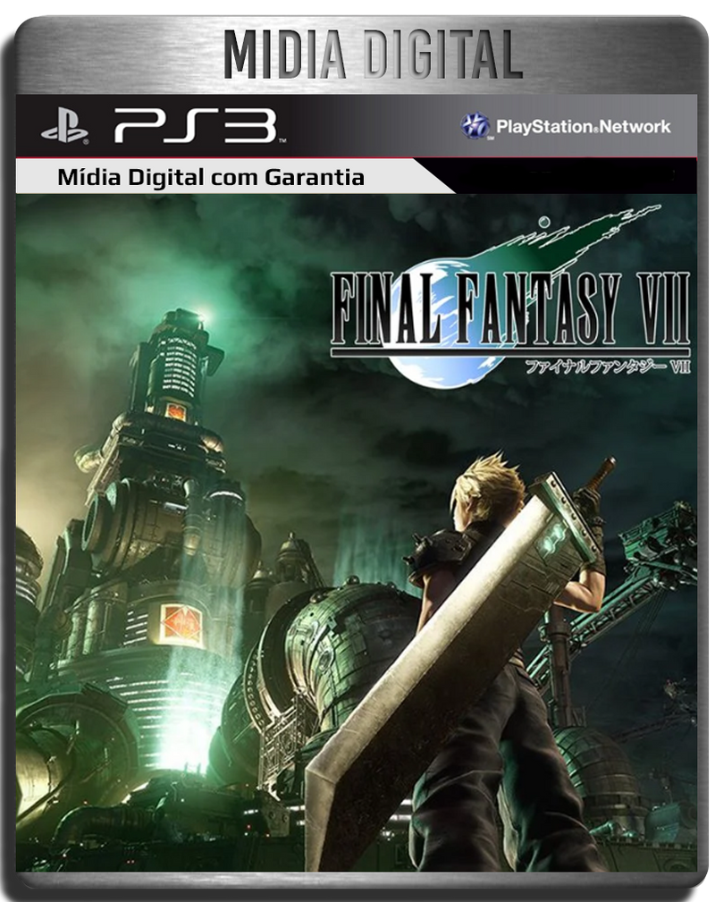 Final Fantasy VII 7 Classico - PS3 Psn - Mídia Digital