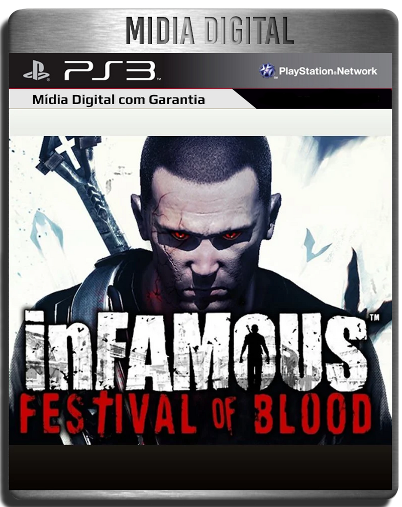 inFAMOUS Festival of Blood PS3 Psn - Mídia Digital