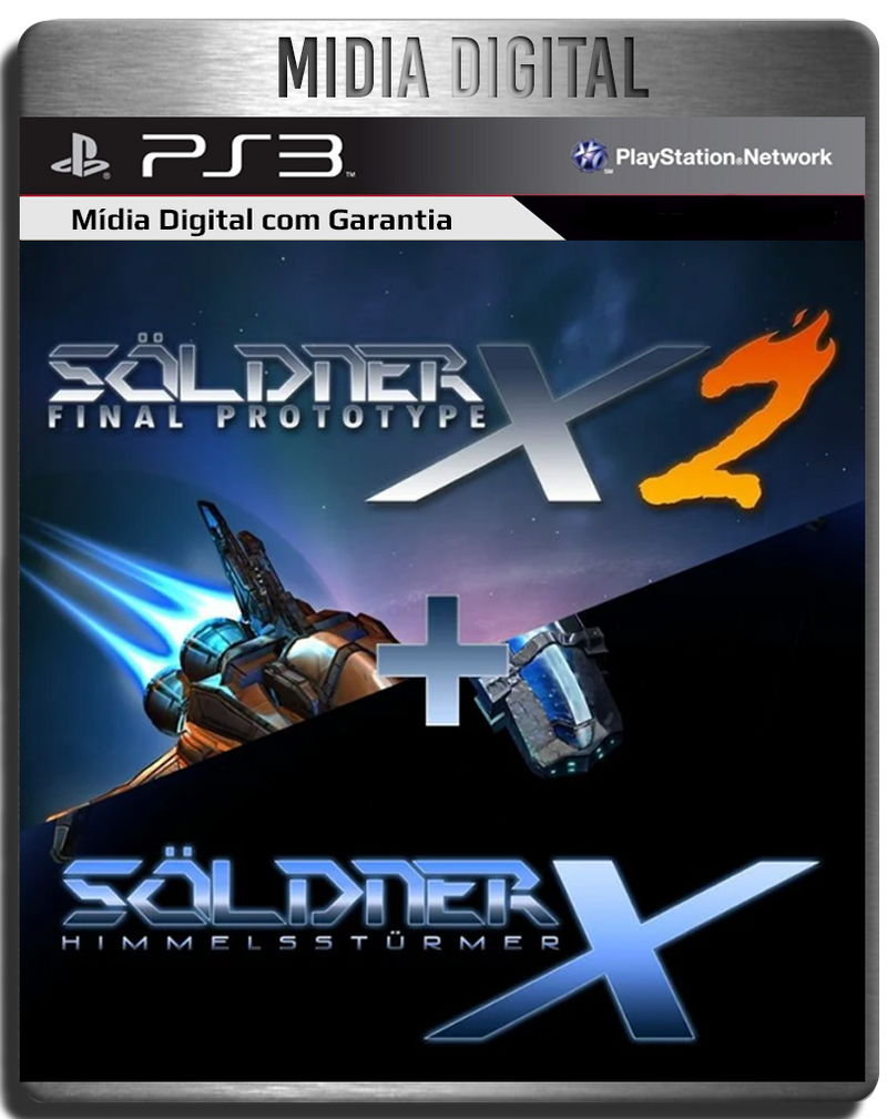 Soldner-X 2 Final Prototype e Soldner-X Himmelssturmer PS3 Psn Mídia Digital