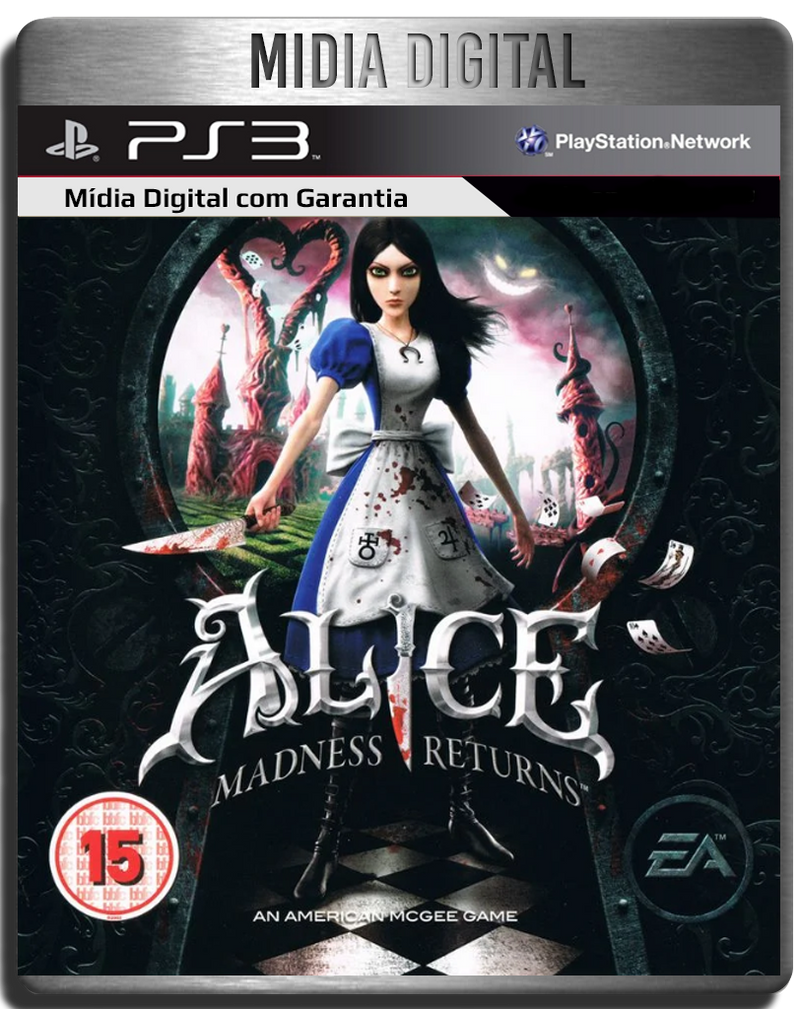 Alice Madness Returns - Ps3 Psn - Mídia Digital
