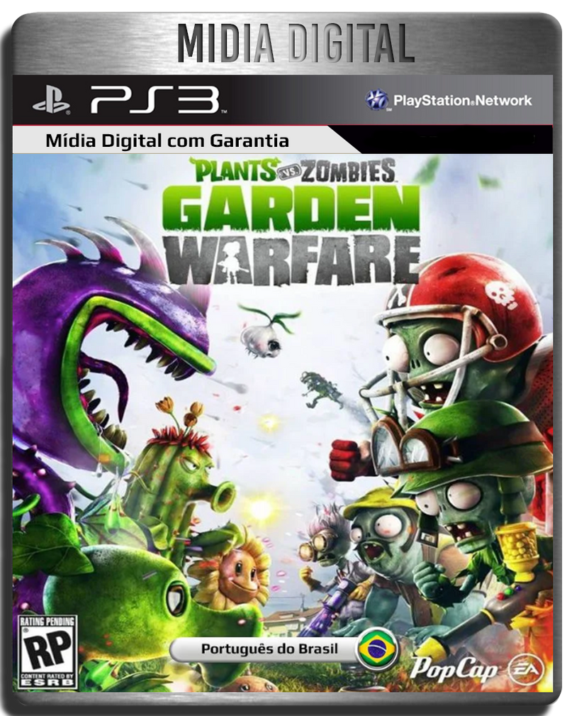Plants Vs Zombies Garden Warfare PS3 Psn - Mídia Digital