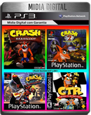 Crash Bandicoot Collection 4 Em 1 Clássicos de ps1 - Ps3 Psn - Midia Digital
