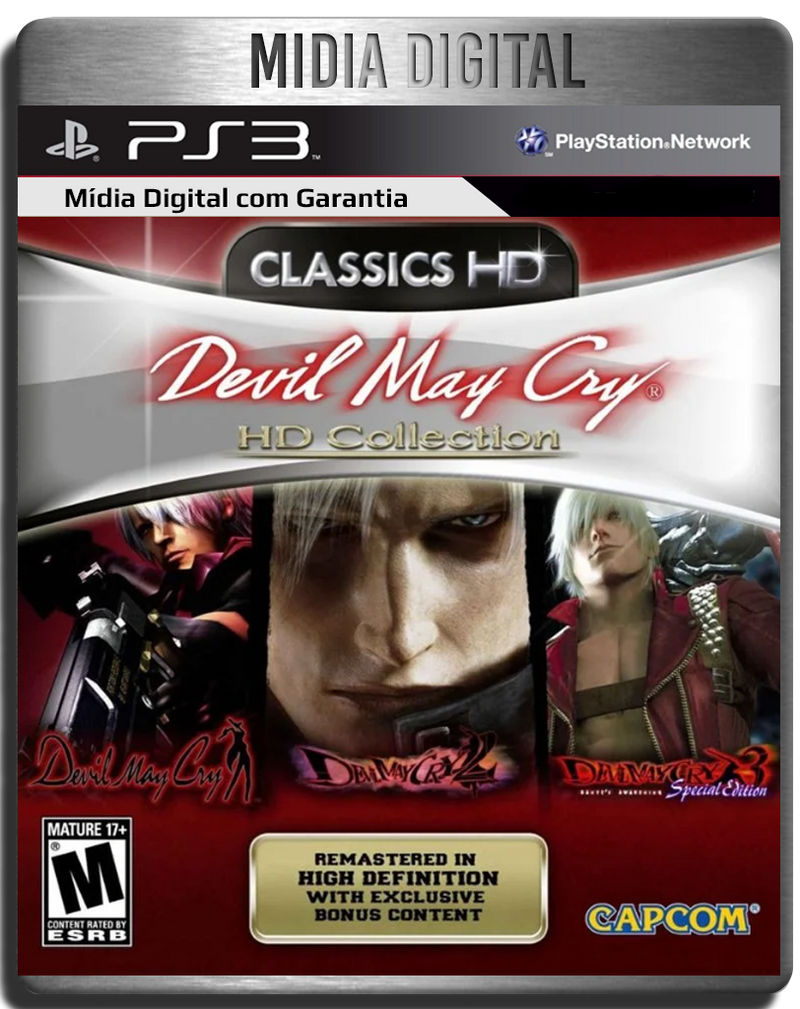 Devil May Cry Hd Collection - Ps3 Psn - Mídia Digital