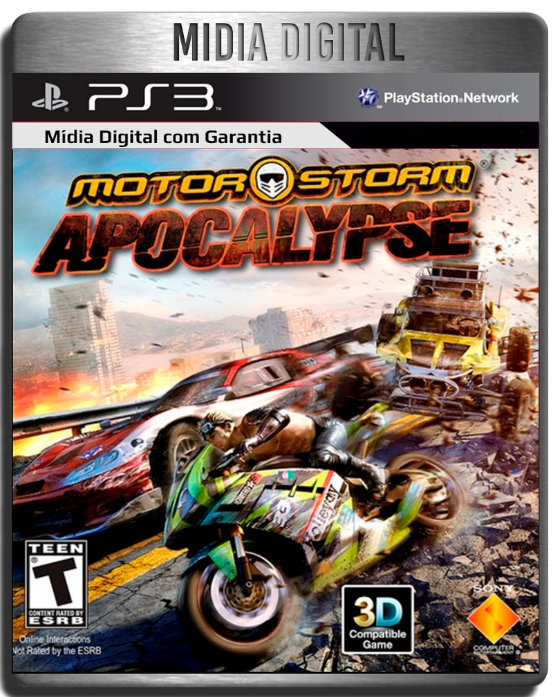Motorstorm Apocalypse Ps3 Psn Mídia Digital