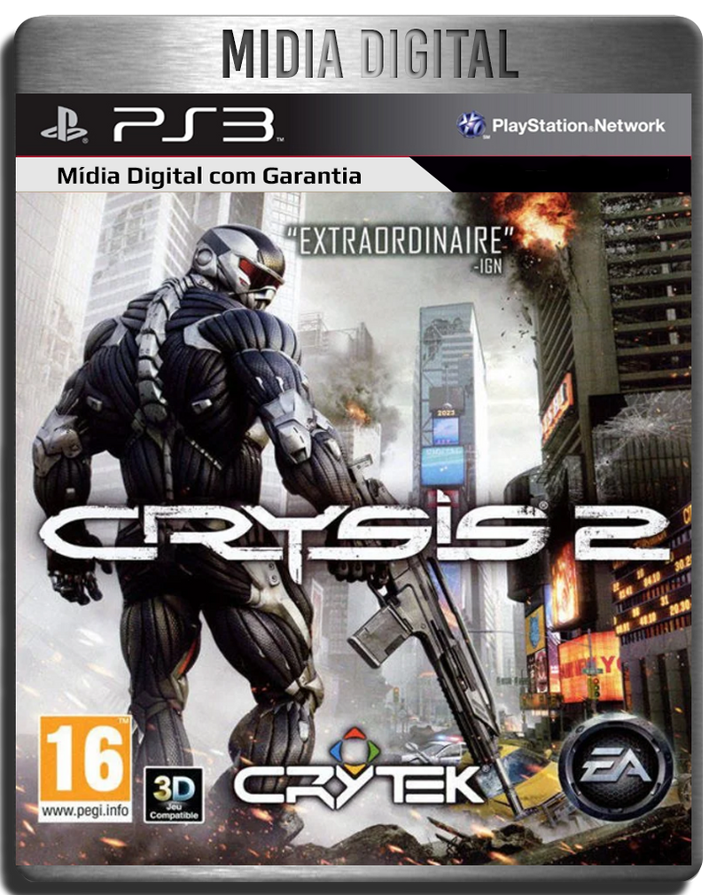 Crysis 2 - Ps3 Psn - Mídia Digital