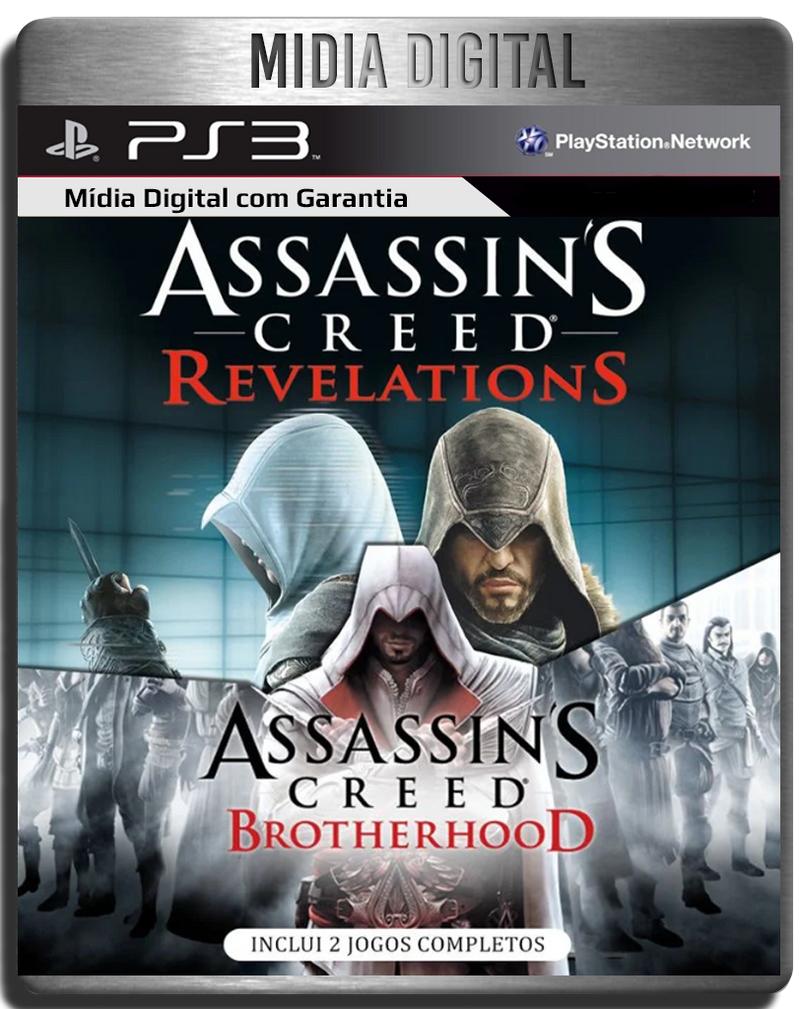 Assassins Creed Brotherhood & Revelations - Ps3 Psn - Mídia Digital