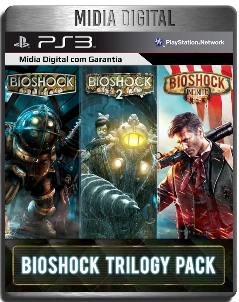 Bioshock Trilogy 1 2 & Infinite - Ps3 Psn - Mídia Digital