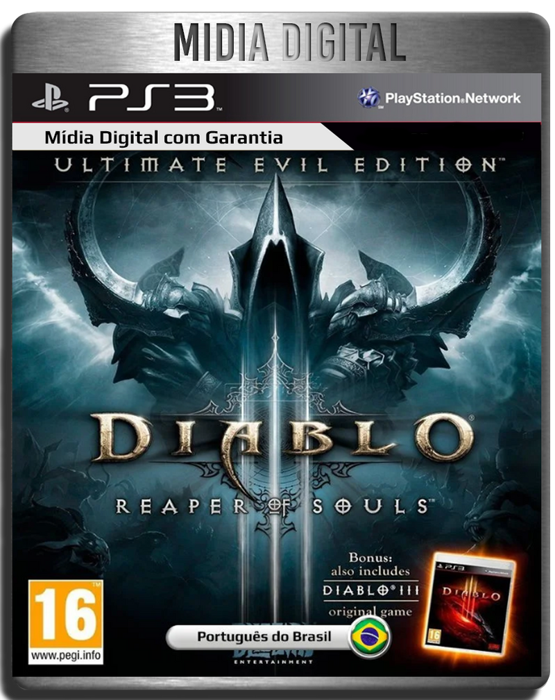 Diablo 3 Reaper Of Souls Ultimate Evil Edition - Ps3 Psn - Midia Digital
