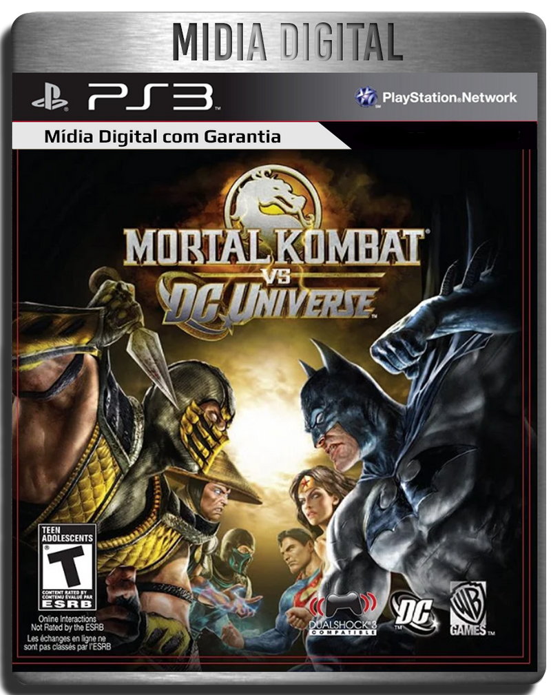 Mortal Kombat vs. DC Universe PS3 Psn - Mídia Digital