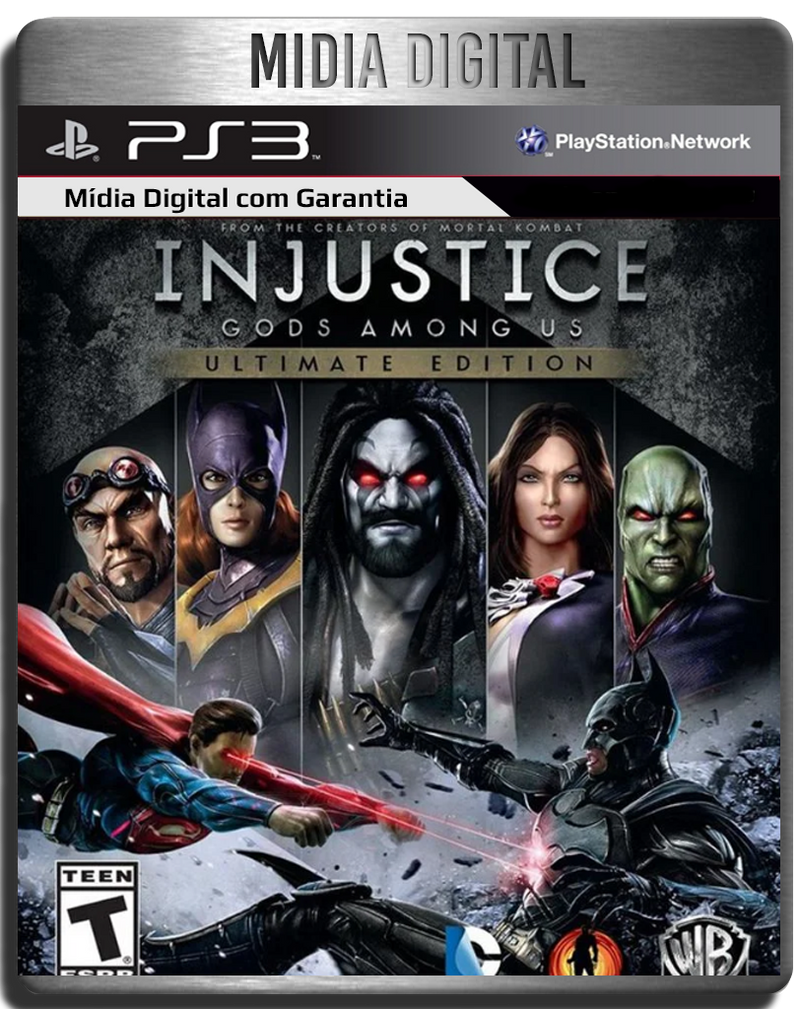 Injustice Gods Amoung Us Ultimate Edition - Ps3 Psn - Midia Digital