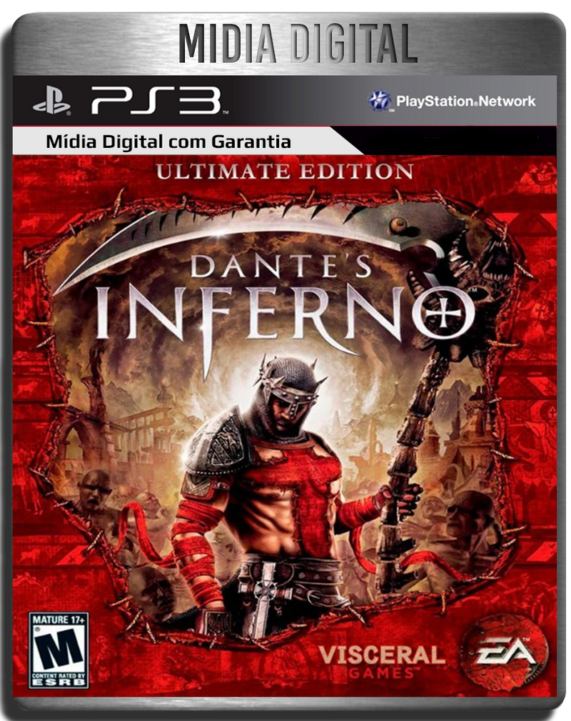 Dantes Inferno Ultimate Edition + DLCS - Ps3 Psn - Midia Digital