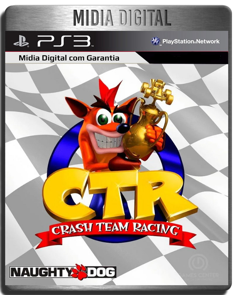 Crash Team Racing Ps3 Psn - Mídia Digital Ps1 Classic