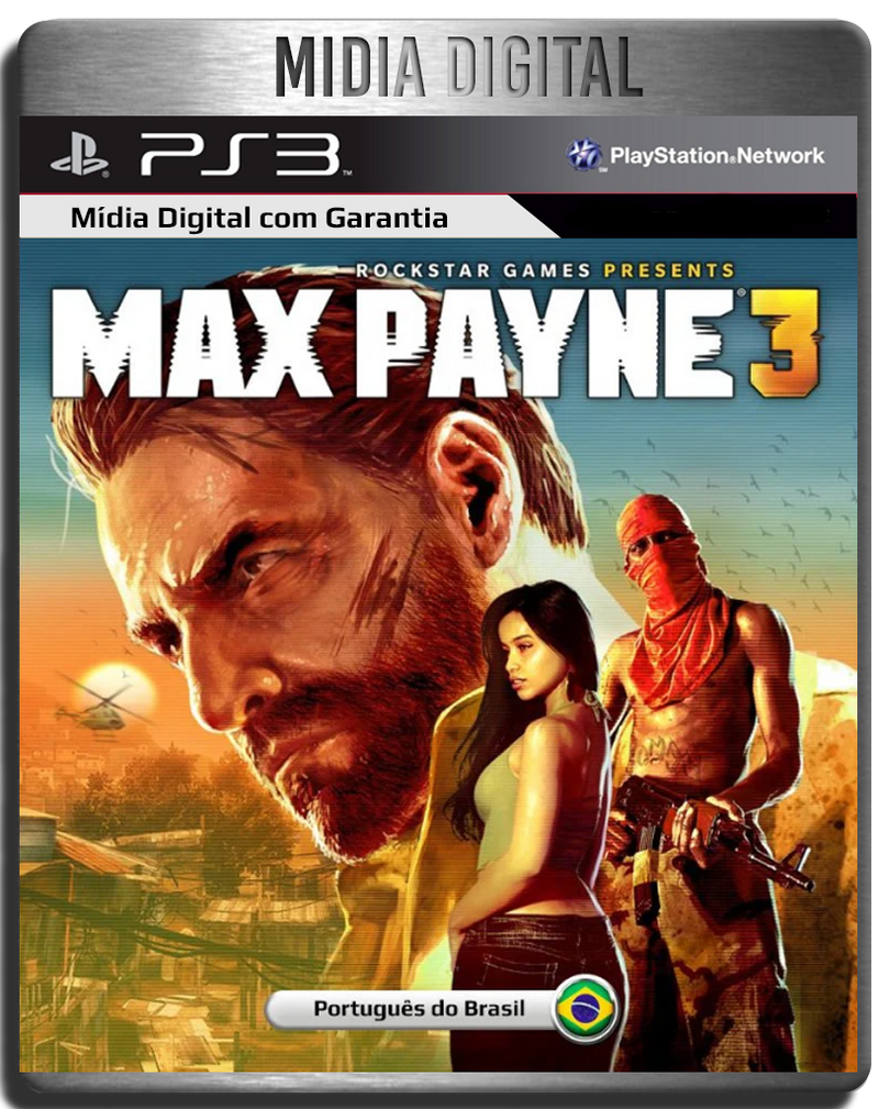 Max Payne 3 PS3 Psn - Midia Digital