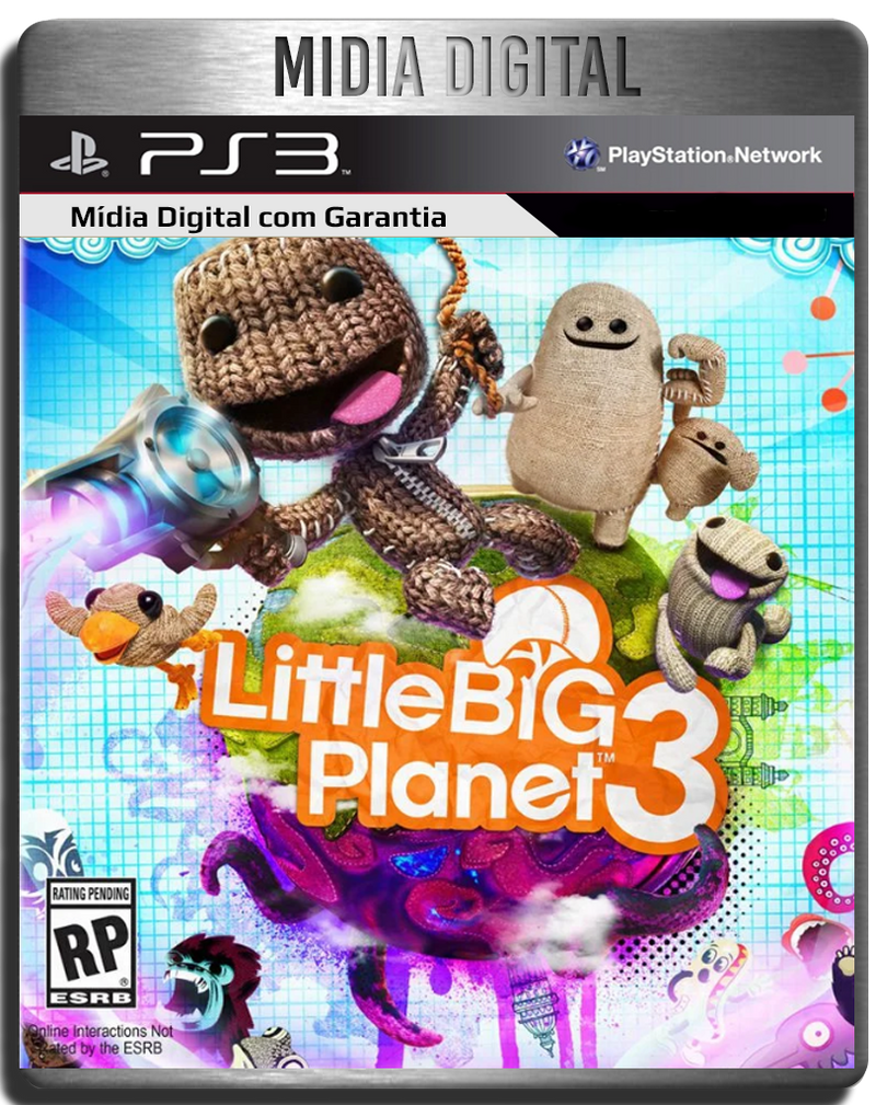 Littlebigplanet 3 Dublado PS3 Psn - Mídia Digital