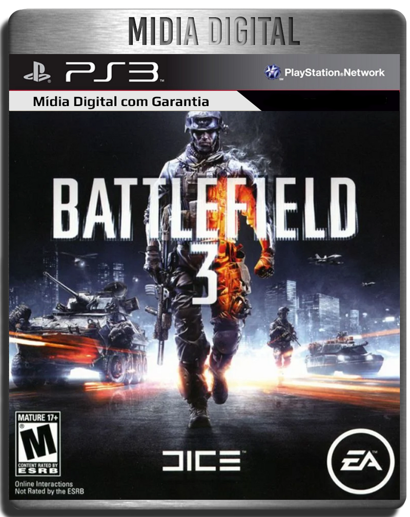 Battlefield 3 Bf3 - Ps3 Psn - Midia Digital