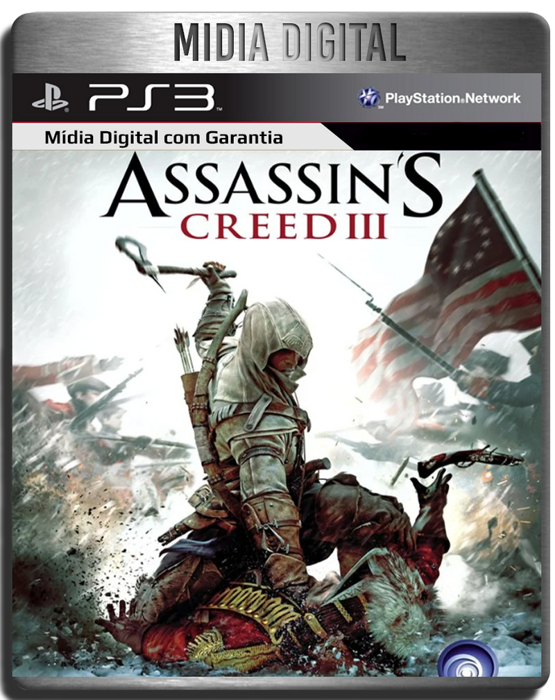 Assassins Creed 3 III - Ps3 Psn - Mídia Digital
