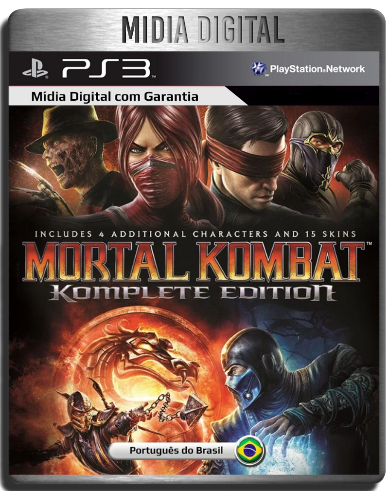 Mortal Kombat 9 Komplete Edition Psn PS3 - Mídia Digital