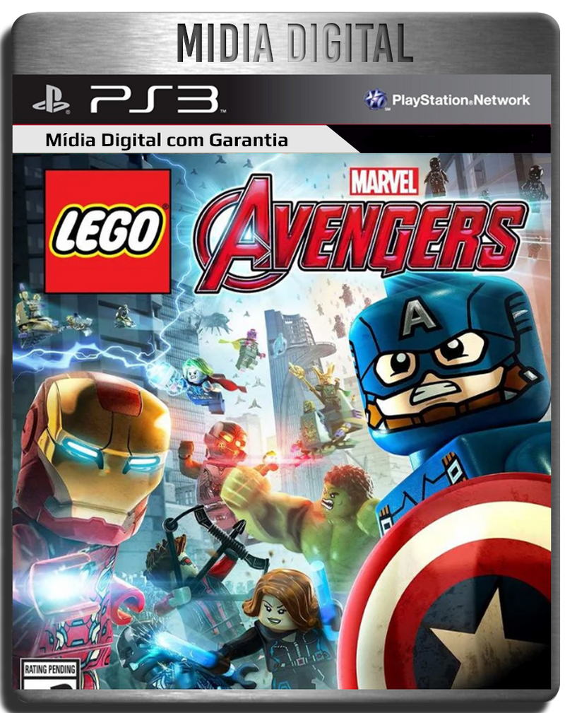 Lego Marvel Vingadores Avengers PS3 Psn - Mídia Digital