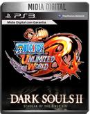 One Piece Unlimited World Red e Dark Souls 2 Scholar of the First Sin  PS3 Psn