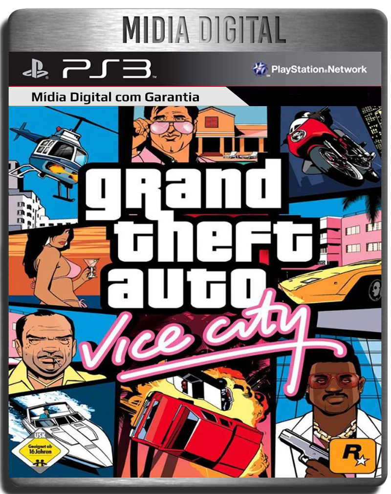 Grand Theft Auto Gta Vice City - Ps3 Psn - Midia Digital - Imagem 1   Grand The