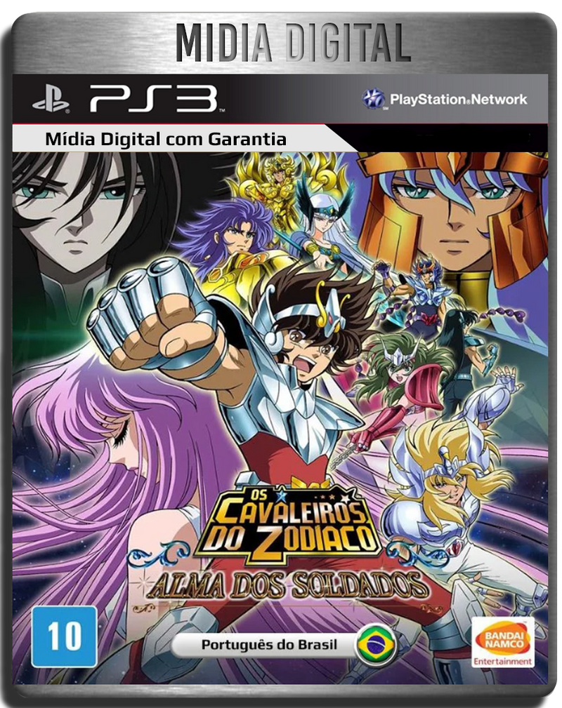 Os Cavaleiros do Zodíaco Alma Dos Soldados PS3 Psn - Mídia Digital