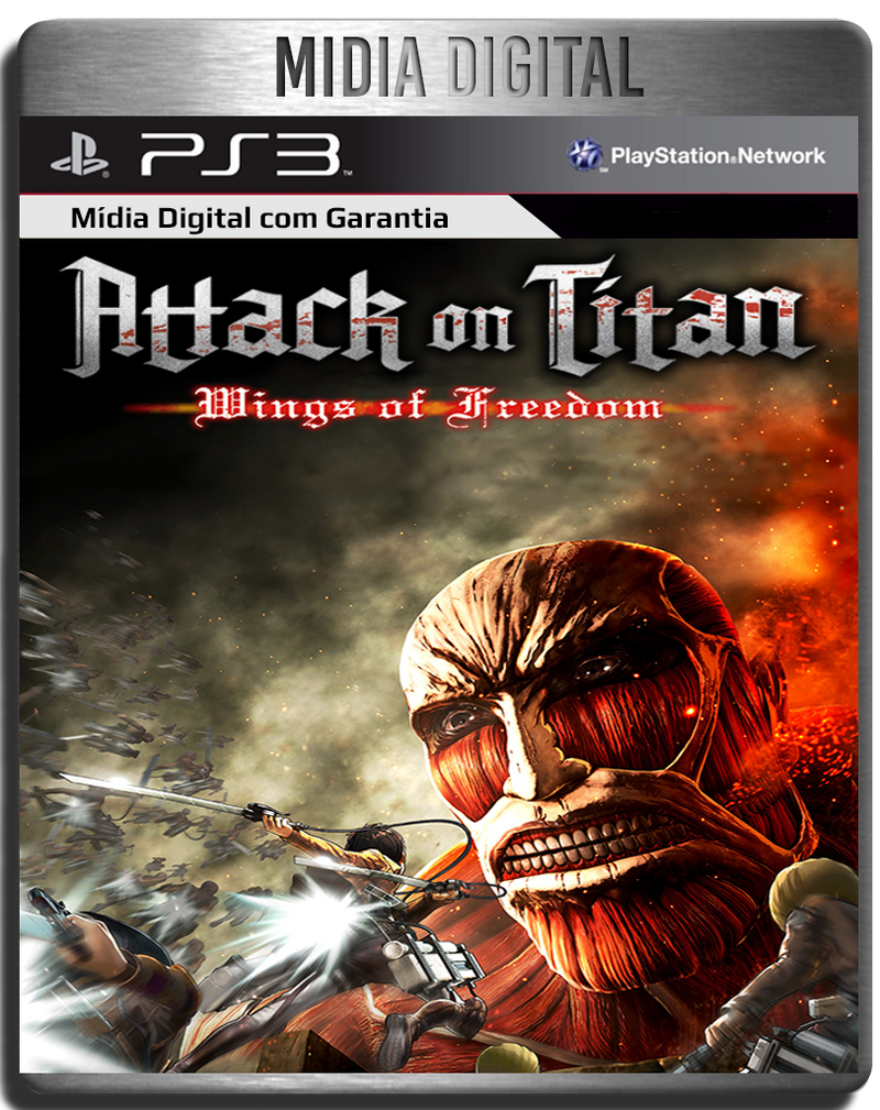 Attack On Titan Wings Of Freedom - Ps3 Psn - Mídia Digital