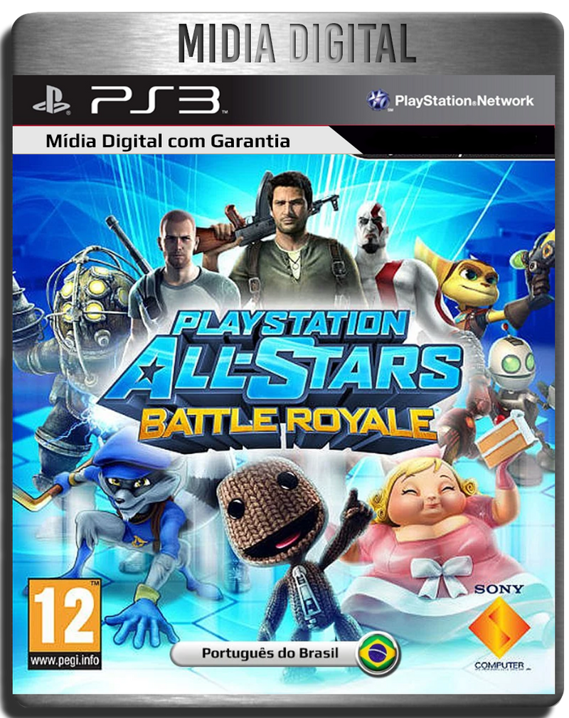 Playstation All Star Battle Royale PS3 Psn - Mídia Digial