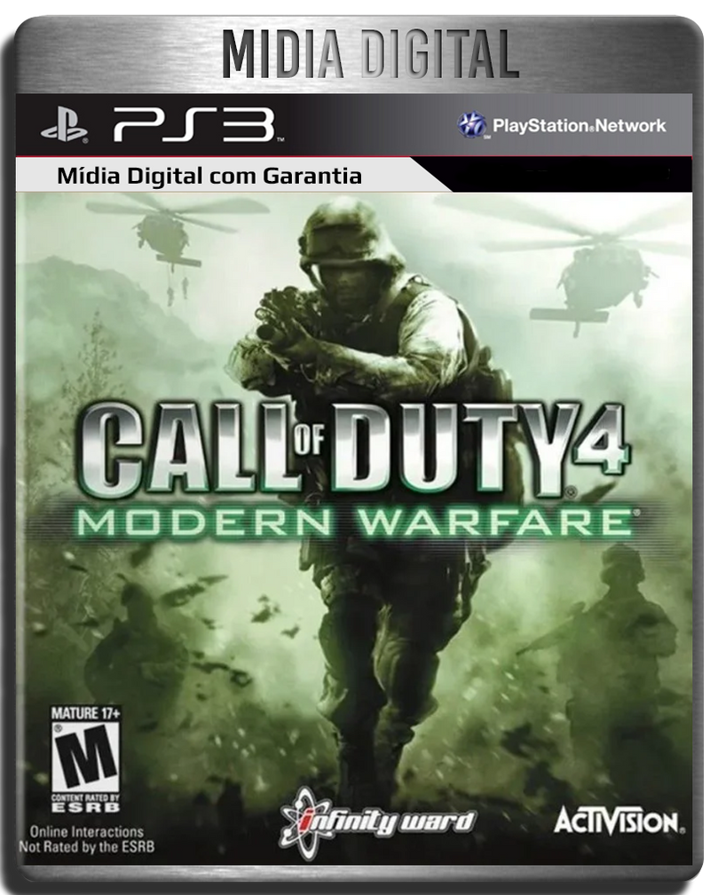 Call of Duty 4 Modern Warfare + Variety Map Pack - Ps3 Psn - Mídia Digital
