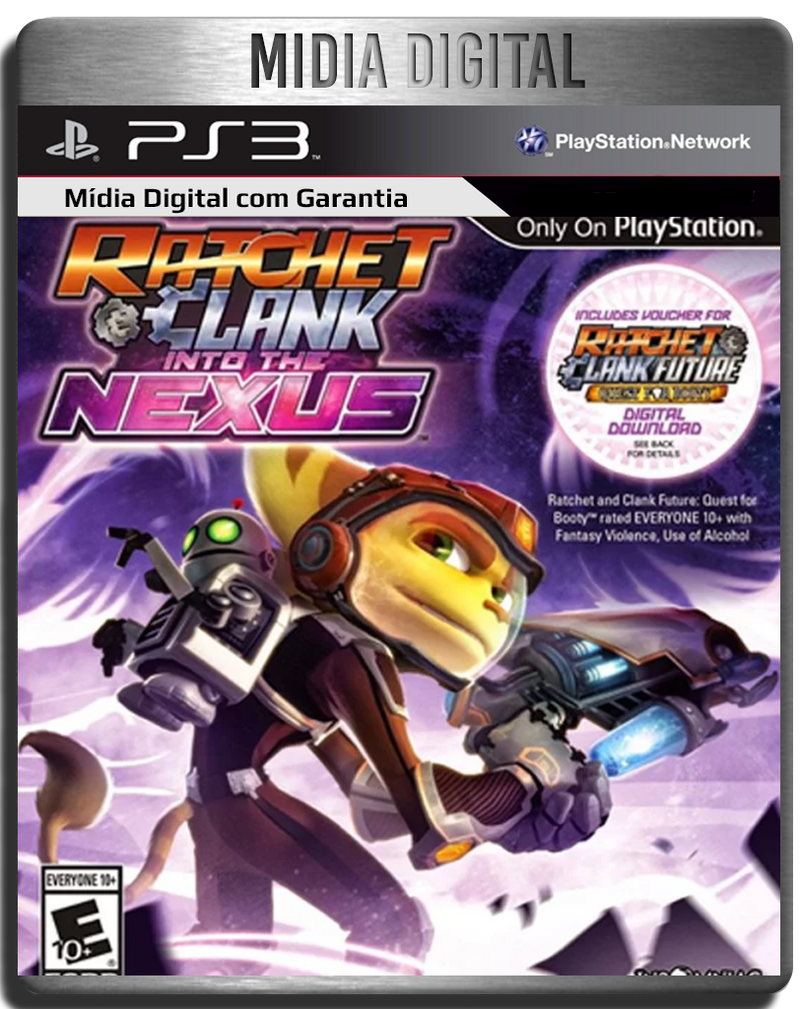 Ratchet And Clank Into The Nexus & Quest for Booty PS3 Psn - Mídia Dig