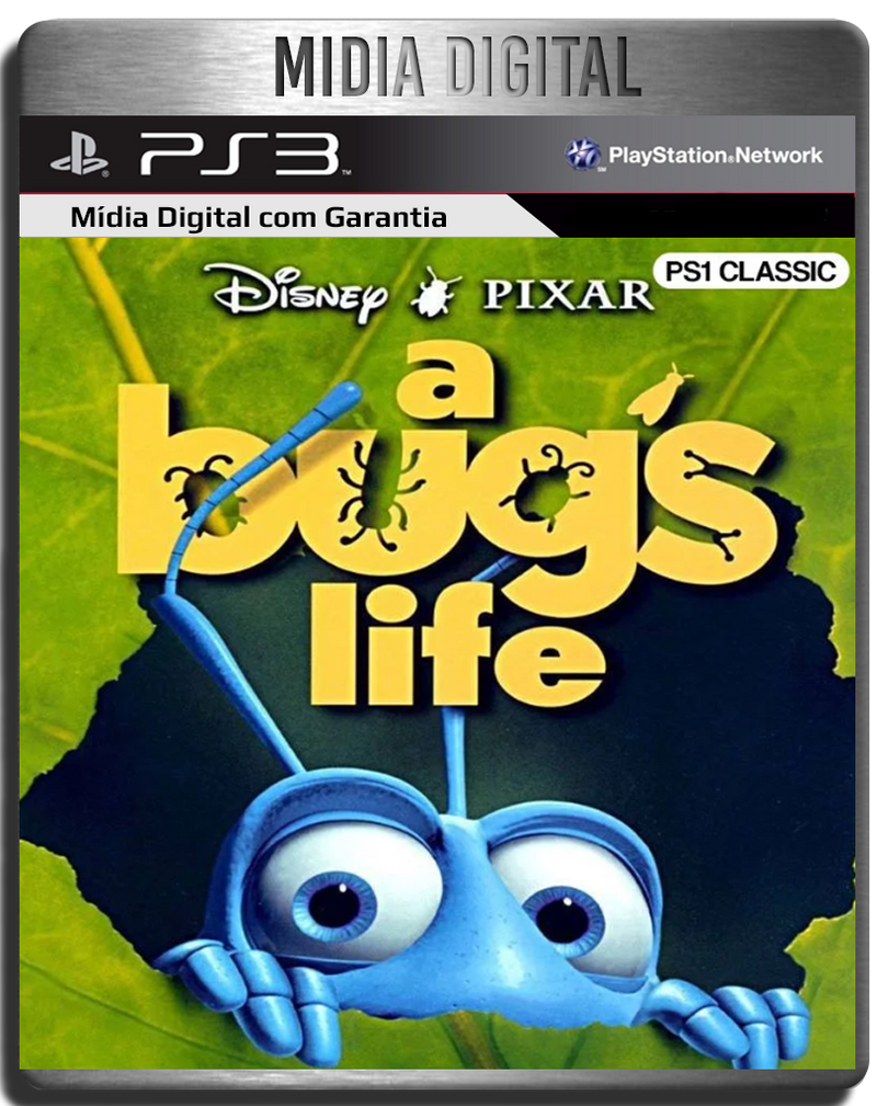 A Bug's Life Vida de Inseto Classico PS1 - Ps3 Psn - Mídia Digital