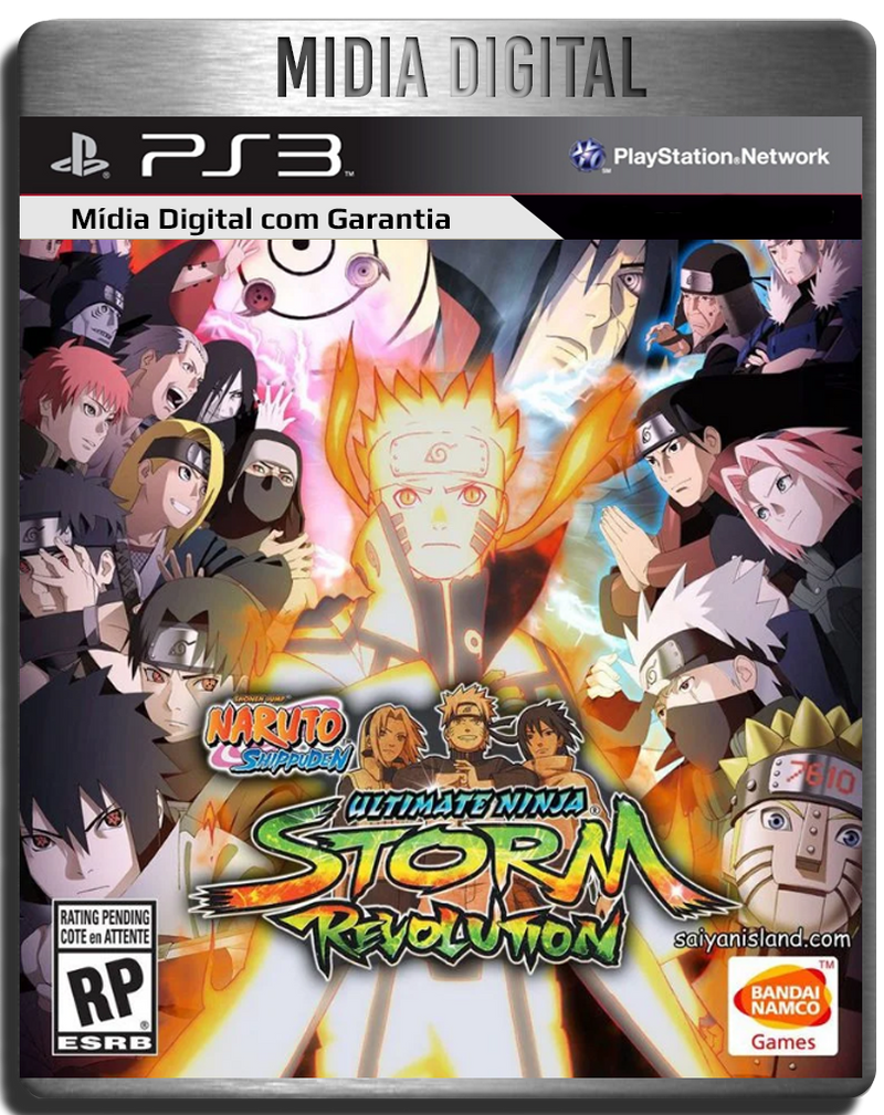 Naruto Shipudden: Ultimate Ninja Storm Revolution PS3 Psn - Mídia Digital