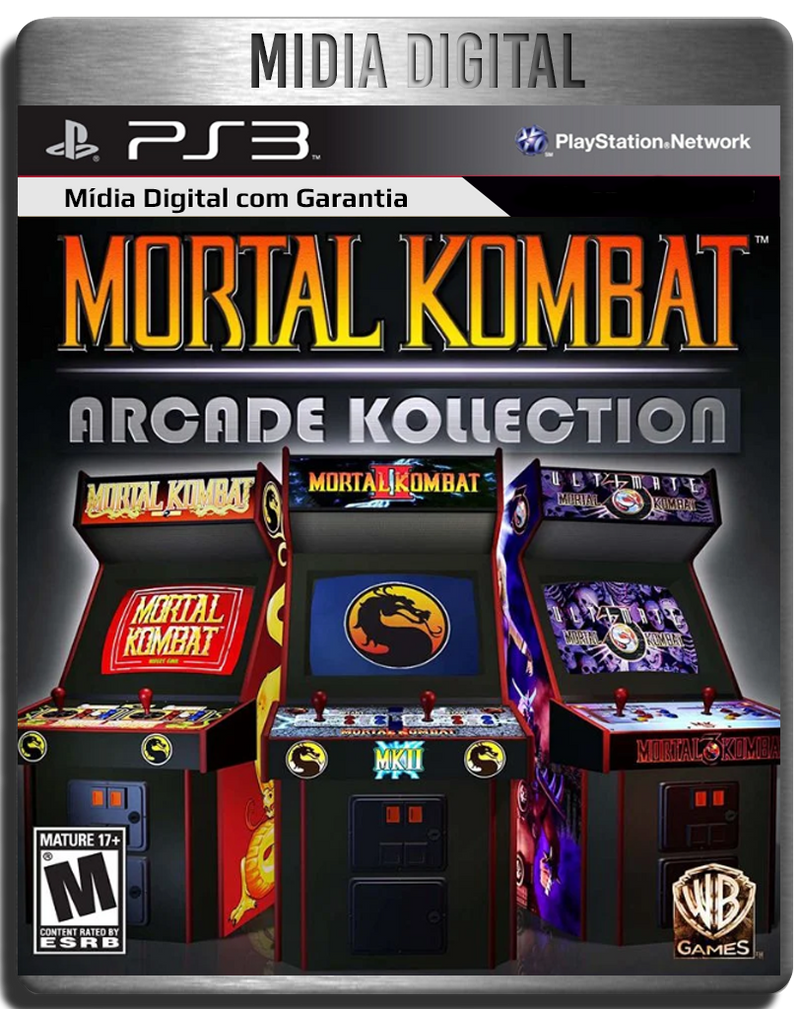 Mortal Kombat Arcade Kollection PS3 Psn - Mídia Digital