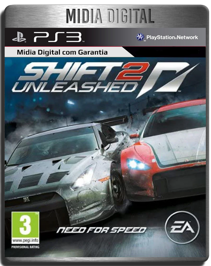 Need For Speed Shift 2 Unleashed - Ps3 Psn - Mídia Digital