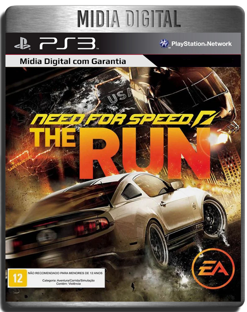 Need For Speed The Run - Ps3 Psn - Midia Digital