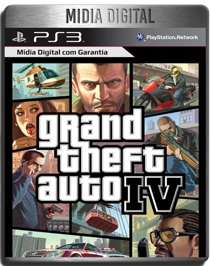 Grand Theft Auto 4 Gta 4 - Midia Digital Psn Ps3