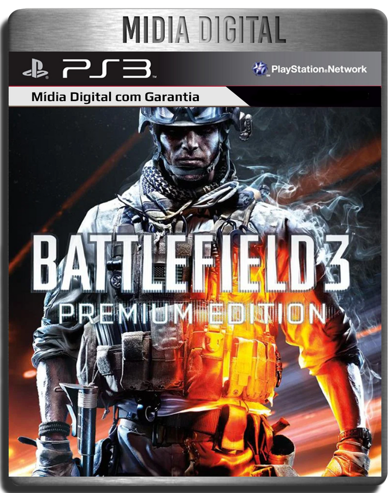 Battlefield 3 Bf3 Premium Edition + Dlcs - Ps3 Psn - Midia Digital