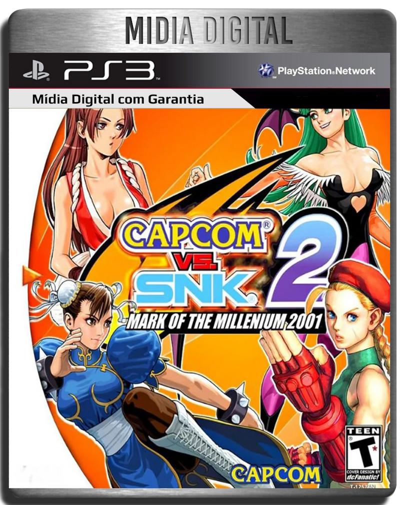 Capcom Vs Snk 2 Mark Of The Millennium 2001 - Ps3 Psn - Mídia Digital